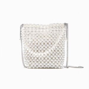 Zara pearl purse, new with tags
